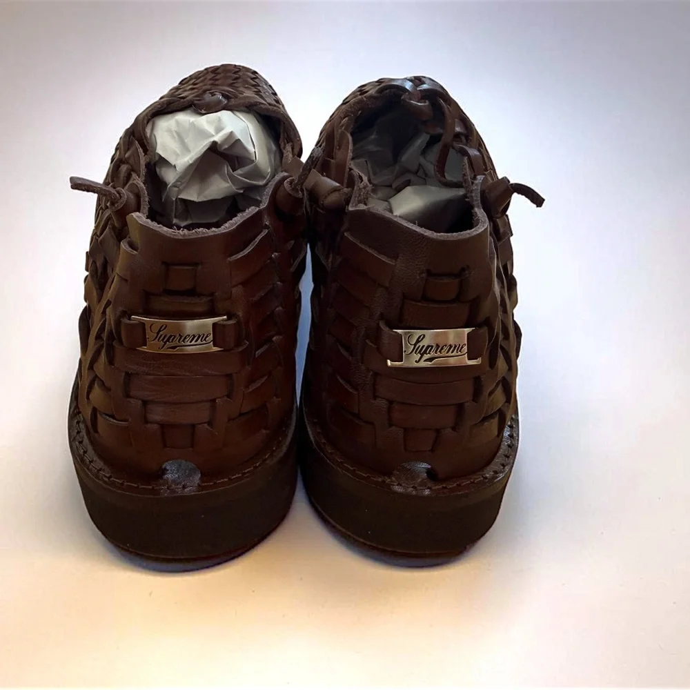 Supreme x Yuketen Leo Sandal Brown Men’s US 13 — Brand New Complete Set